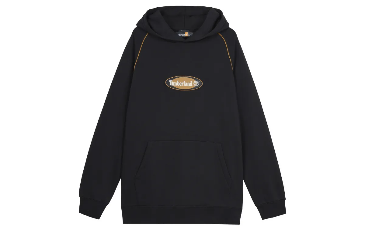 Timberland Sweatshirts Men's Black Hooded Moderate Straight Fit