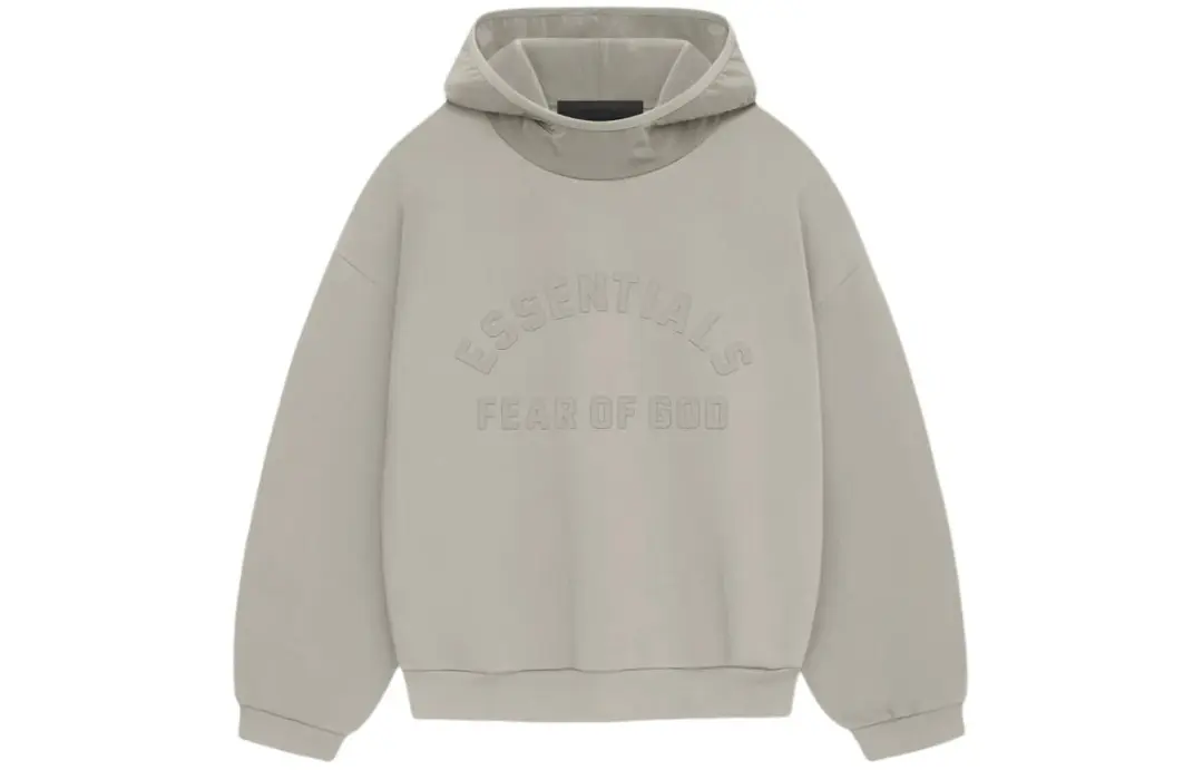 Fear Of God Essentials logo-print cotton-blend hoodie