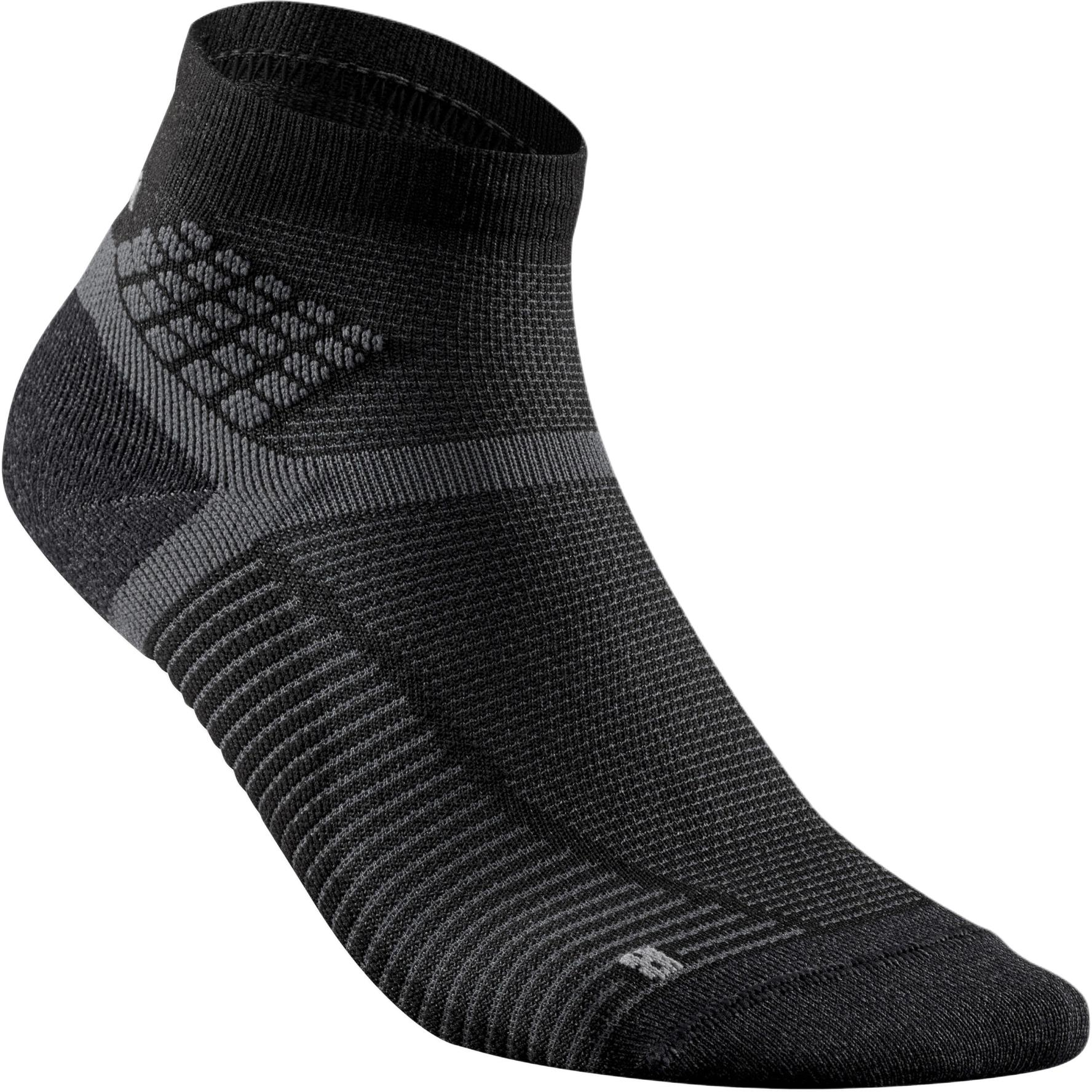 DECATHLON Crew Socks Unisex 2 Pack Black