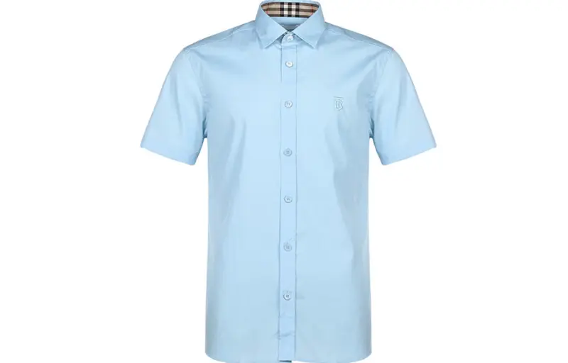 Burberry Shirt Men's Light Blue