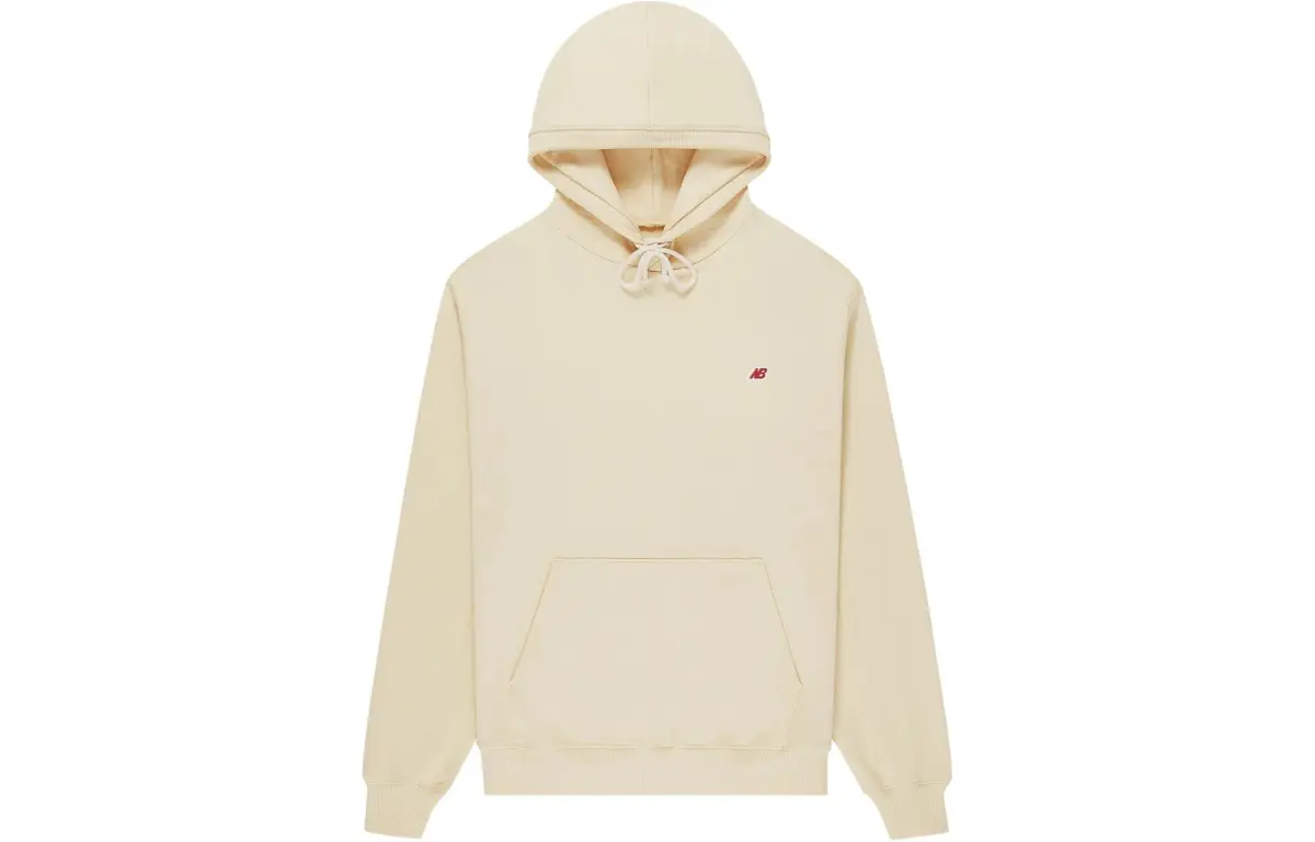 New Balance Logo Embroidered Drawstring Hoodie