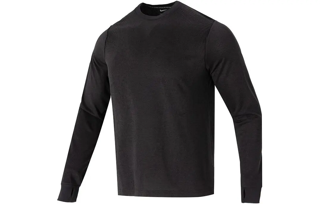 Nike Sweatshirts Men's Black Crew Neck Moderate Other