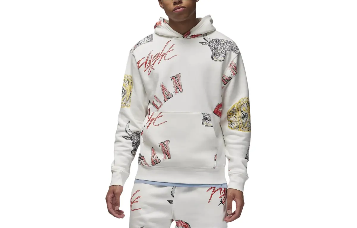 Jordan Brooklyn Fleece Sweatshirt Men's Sail White