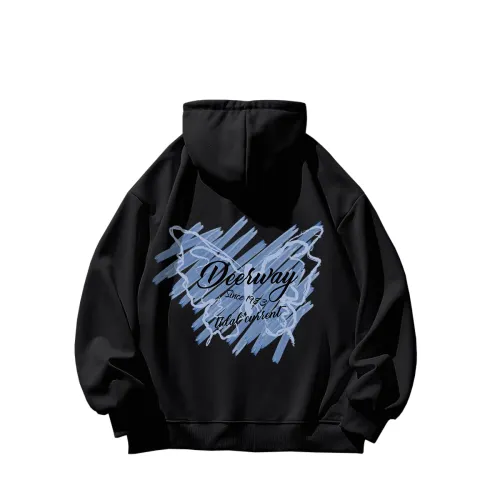 DEERWAY Sweatshirts Unisex Hooded Moderate Regular
