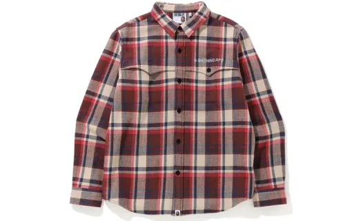 Bape Check Flannel Shirt