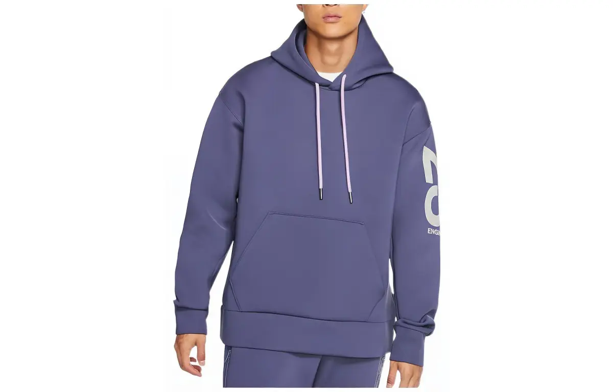 Jordan Sweatshirts Men's Purple Hooded Moderate Regular