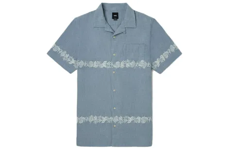 Vans Shirts Men's Blue Lapel Moderate Shirt