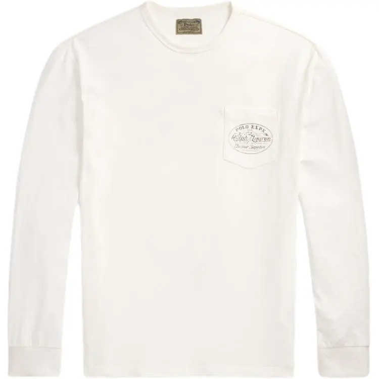 Polo Ralph Lauren FW24 T Shirt Classic Version Men's Nevis Island Ecru