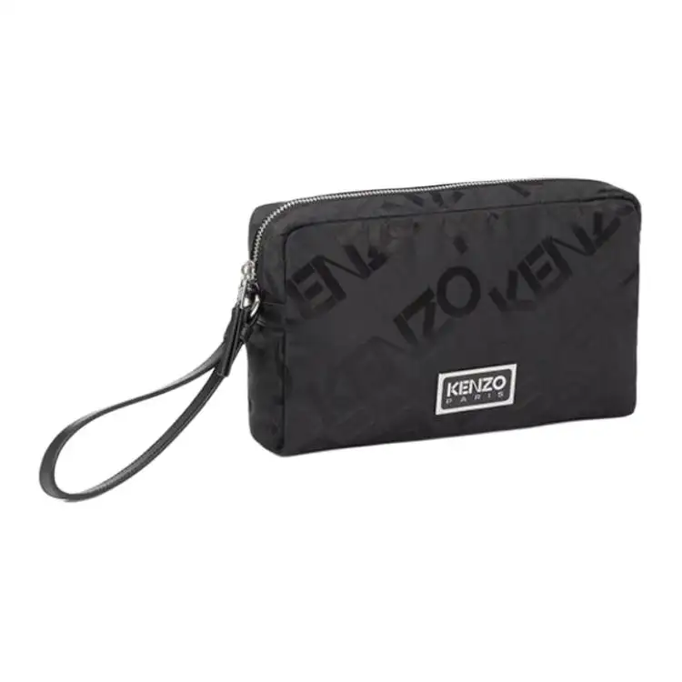 KENZO Fabric Clutch Medium Unisex Black