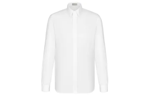 DIOR Quarterly New Products Shirts Men's White Moderate Shirt