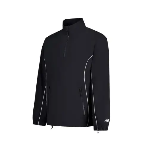 New Balance Jackets Men's Black Stand Collar Moderate Other
