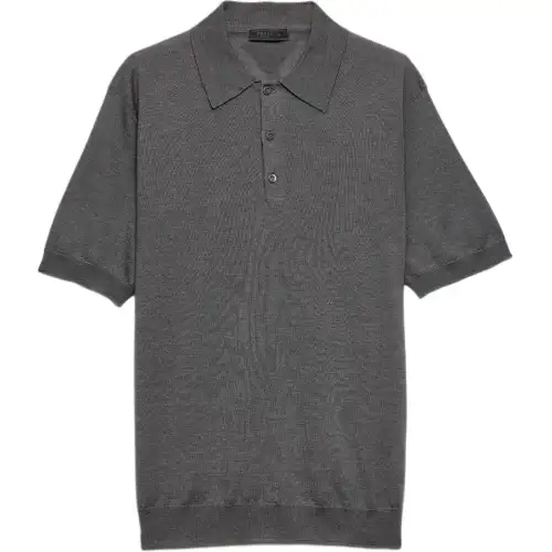 Prada knitted polo shirt