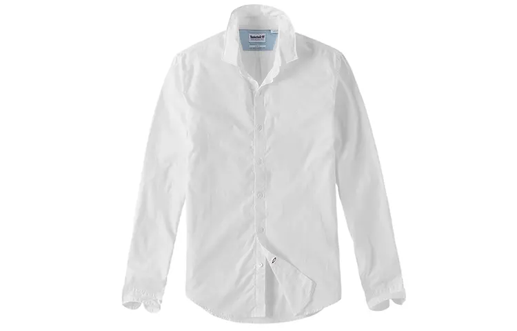 Timberland Shirts Men's White Pointed Collar Moderate Other