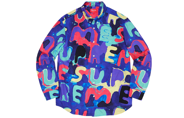 Рубашка Supreme Graffiti Shirt (разноцветная) — фото 1