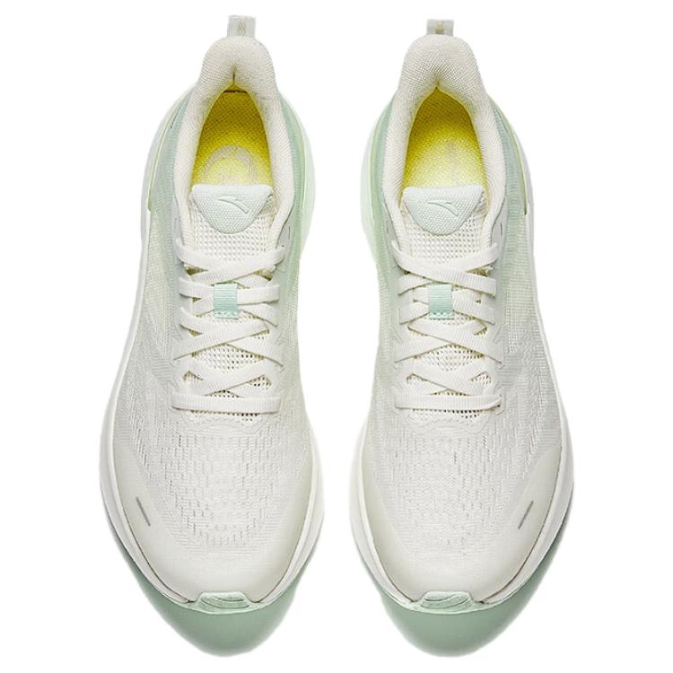 Anta Hydrogen Run 7 Fabric Breathable Lightweight Rebound Low top Casual Running Shoes Women’s White Green