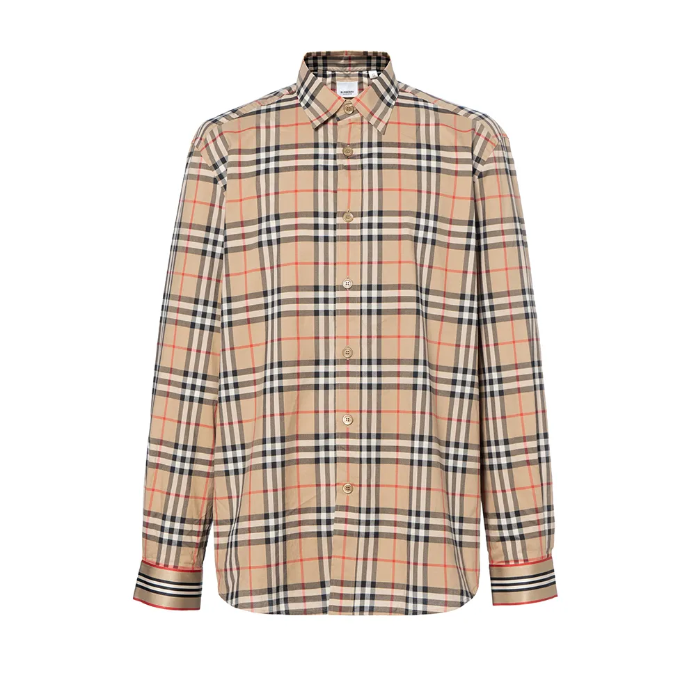 Burberry Icon Stripe cuff Vintage check shirt
