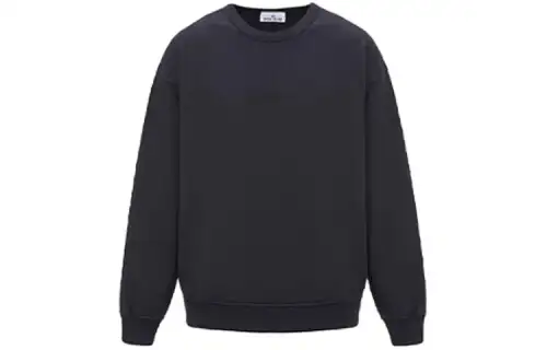 STONE ISLAND Embroidered logo Crewneck Sweatshirt
