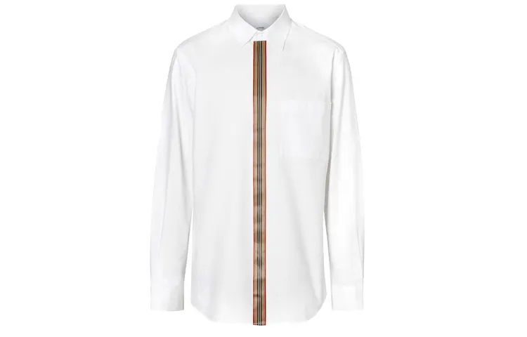 Burberry Shirts Men's White Moderate Other