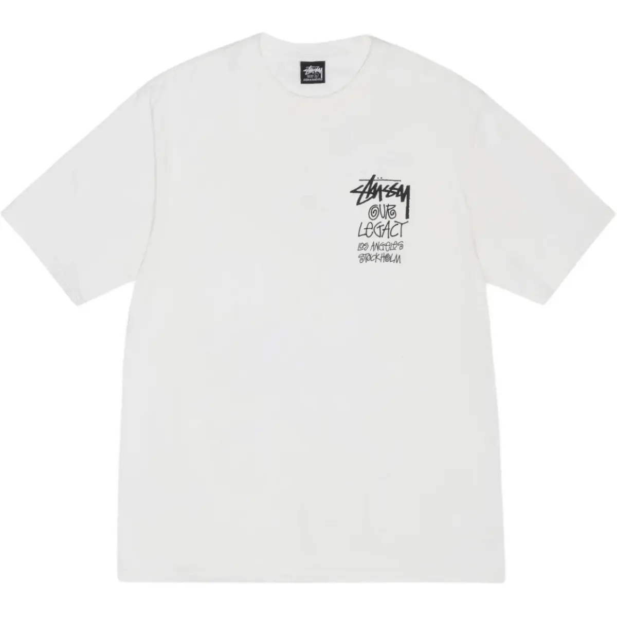 Stussy X Our Legacy Work Shop 8 Ball Yin Yang Pigment Dyed Tee