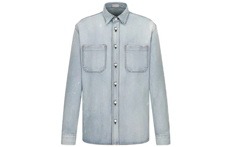 DIOR x KENNY SCHARF Shirt Men's Blue