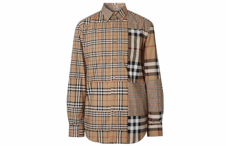 Мужская рубашка Burberry (бежевая)