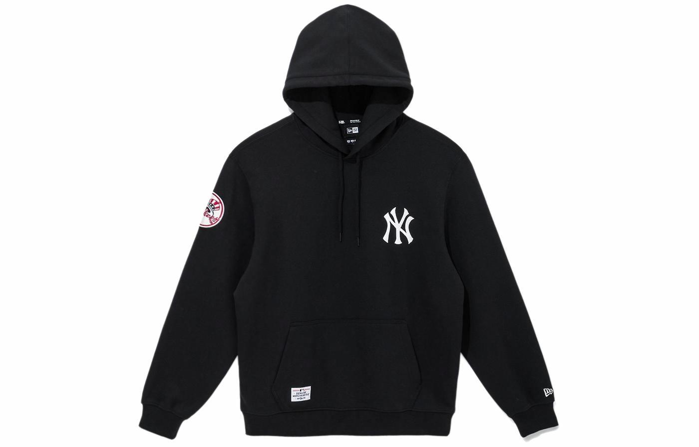 Мужское худи New Era Embroidered Logo (черное)