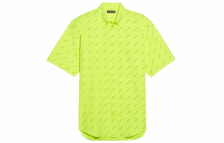 Мужская рубашка Balenciaga (ярко-желтая)