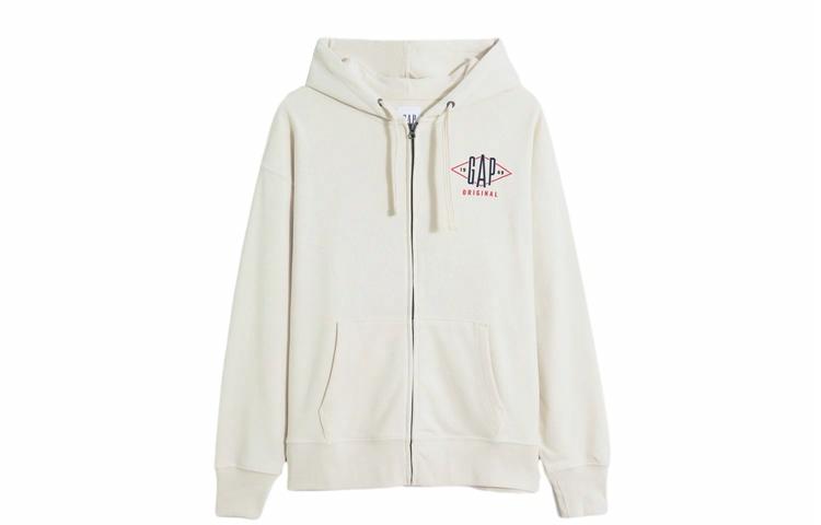Толстовка GAP (серо-белая)