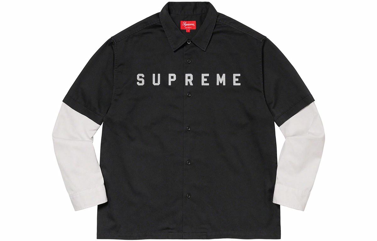 Рубашка Supreme FW20 Week 5 2-Tone Work Shirt (разноцветный) — фото 3