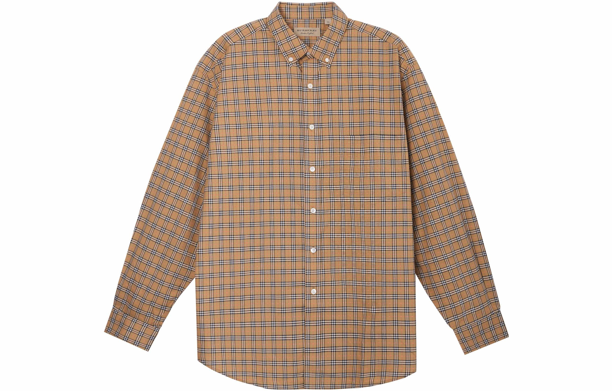 Мужская рубашка Burberry (классическая желтая)