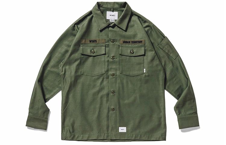 Мужская рубашка WTAPS (оливковая)