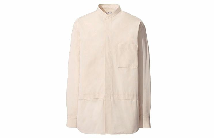 Мужская рубашка UNIQLO FW20 Jil Sander +J Supima Cotton (светло-бежевая) — фото 1