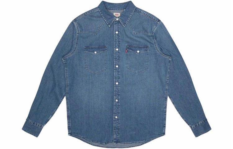 Мужская рубашка Levis (голубая)