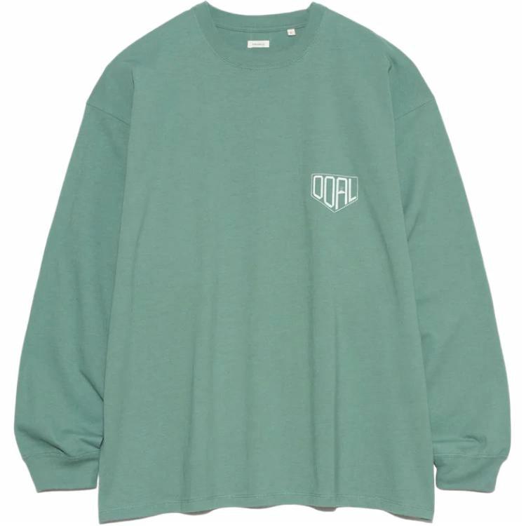 Лонгслив nanamica SS25 (мятно-зеленый)