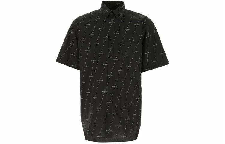 Мужская футболка Balenciaga Balenciaga Logo (черный)