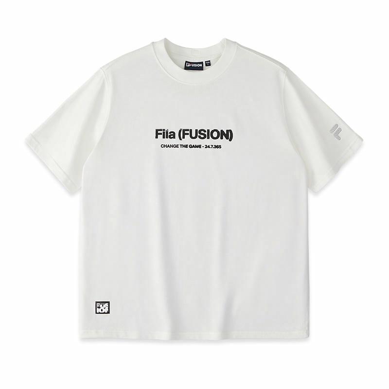 Мужская футболка Fila FUSION (белая)