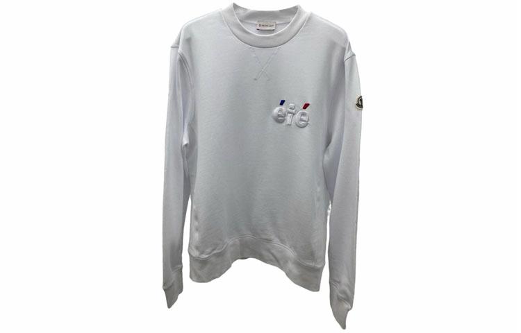 Мужской свитшот Moncler (белый)