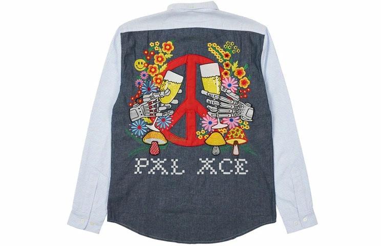 Рубашка Palace Peace Sign Shirt (серая)
