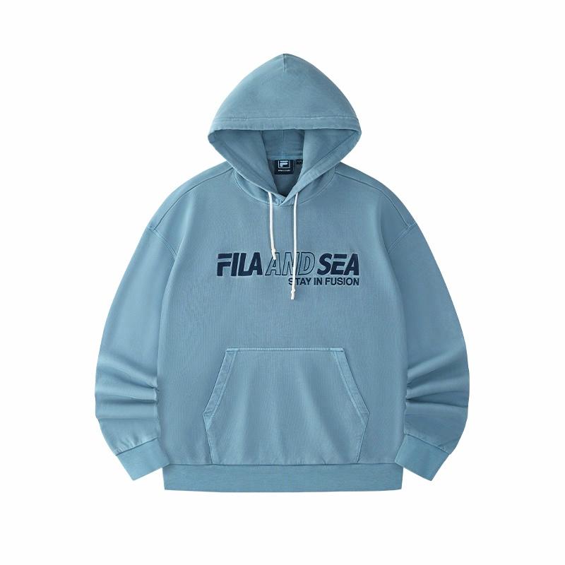 Мужское худи Fila (голубое)