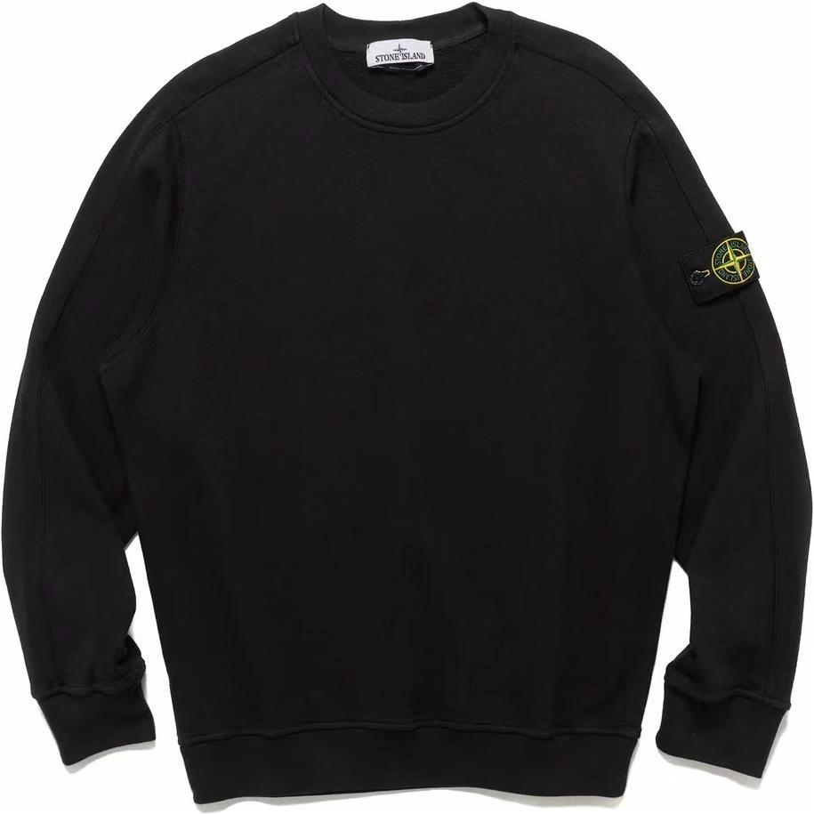 Мужское худи STONE STONE ISLAND SS24 "old" LOGO (черный)