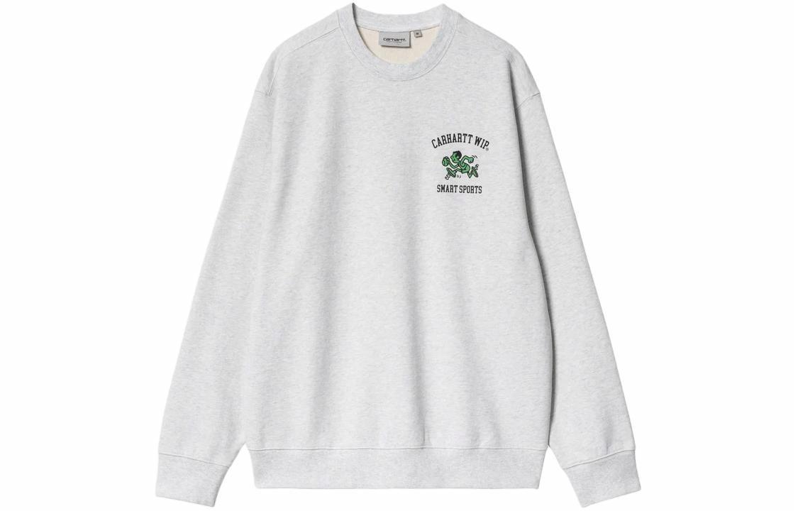 Толстовка Carhartt WIP SS24 Smart Sports Sweatshirt (светло-серая)
