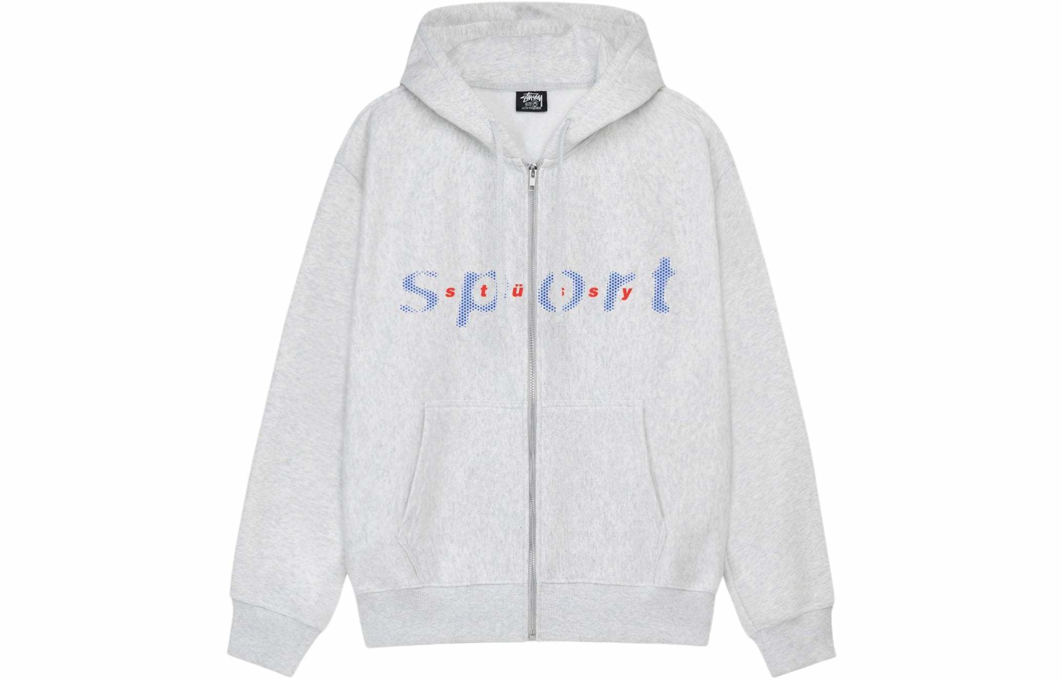Худи Stussy Dot Sport Zip Hoodie (черное)