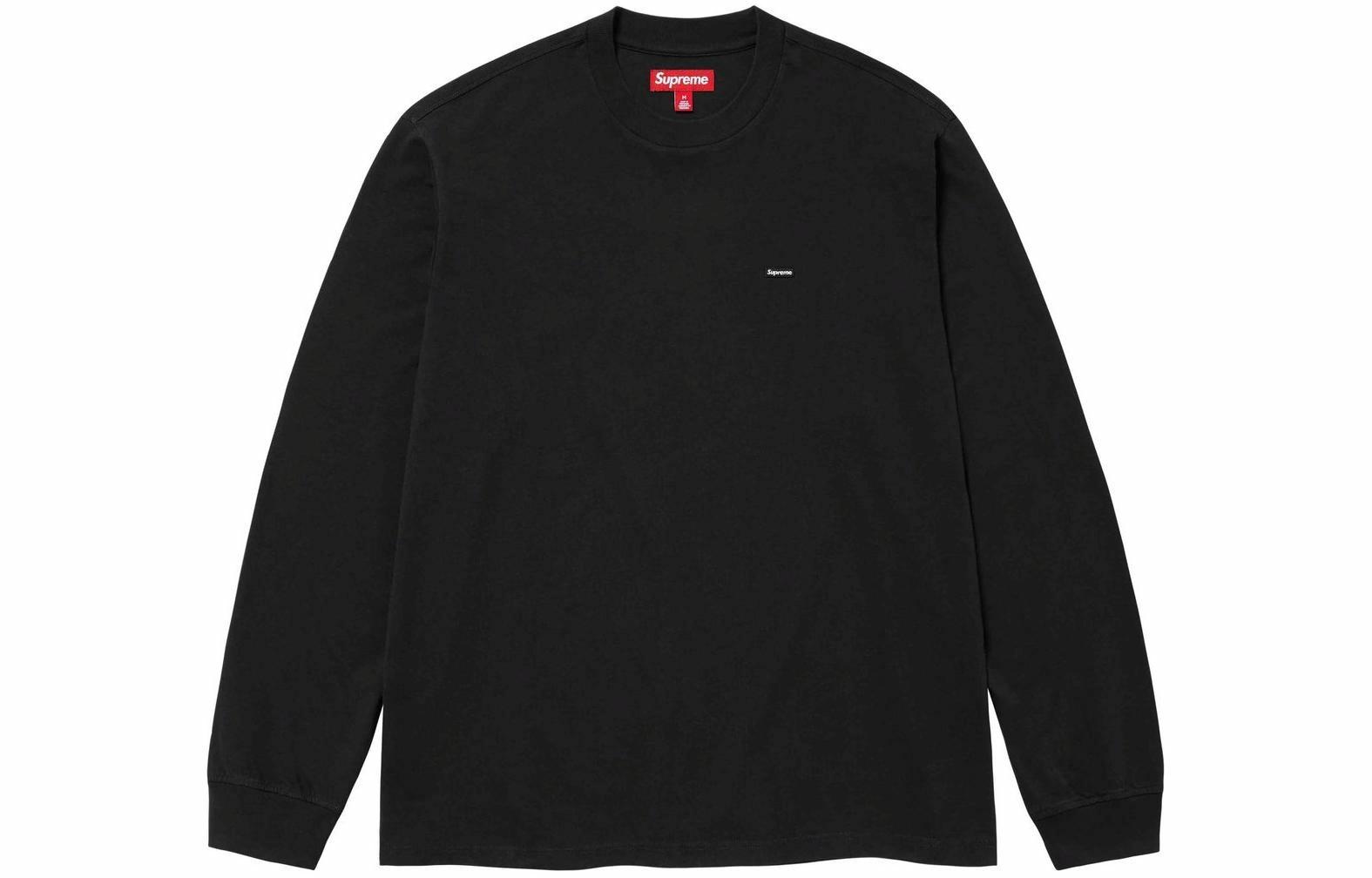 Лонгслив Supreme Small Box L/S Tee (черный)