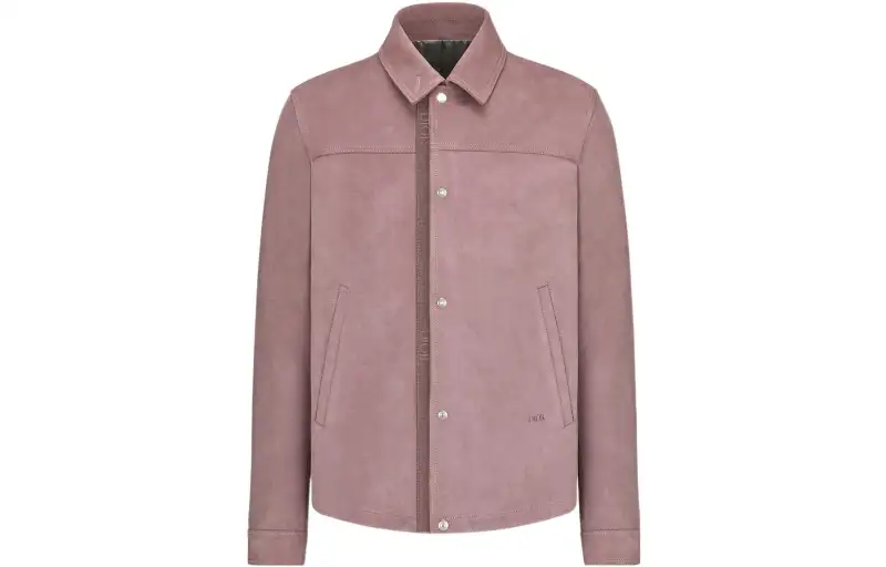 DIOR Quarterly New Products Shirts Men's Pink Polo Collar Moderate Other