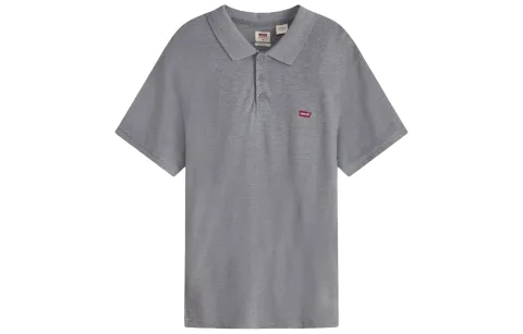Levi's Polo Shirts Men's Gray Polo Collar Moderate Straight Fit