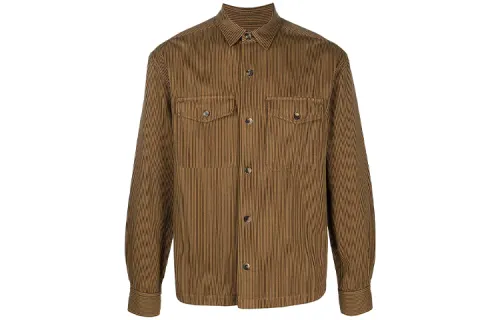 KENZO Shirts Men's Umber Lapel Moderate Other