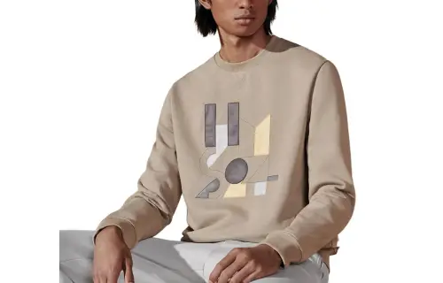 HERMES Sweatshirt Men's Sand Yellow