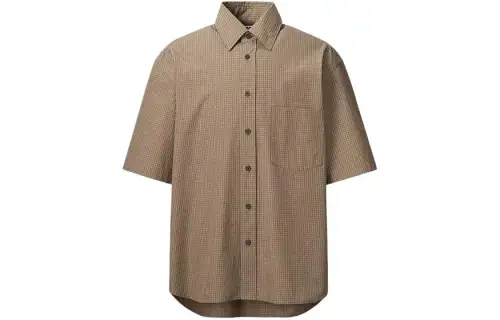 UNIQLO Shirt Men's Chestnut Shell Brown