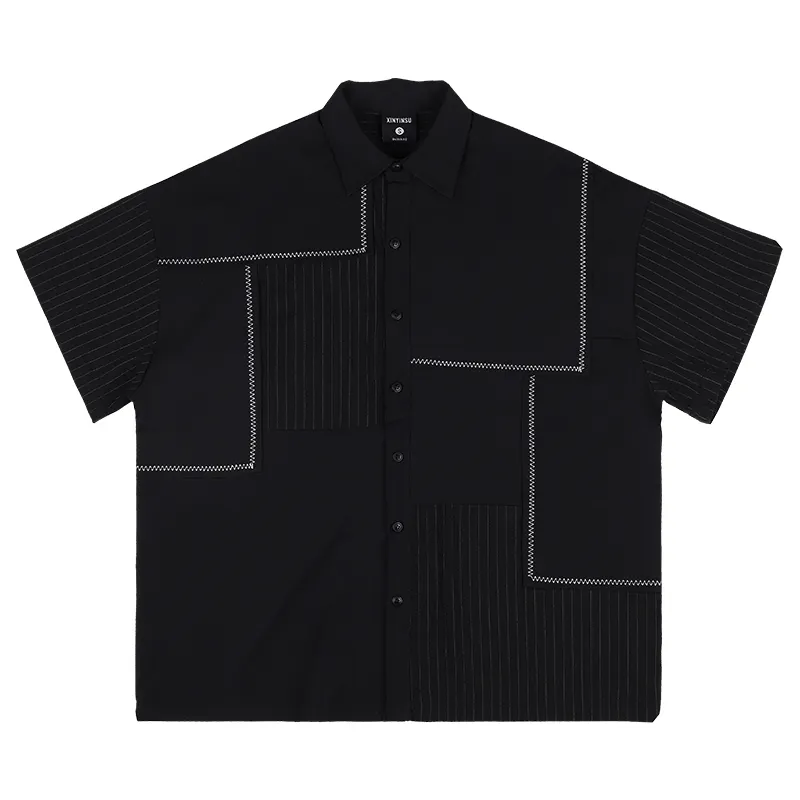 XINYINSU Shirts Unisex Lapel Thin