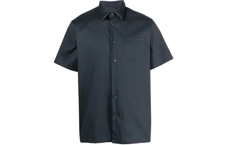 PRADA Short-Sleeved Buttoned Shirt